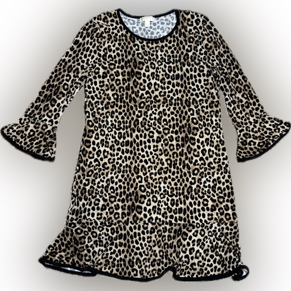 166. MICHAEL Michael Kors Animal Print Dress, Size XL